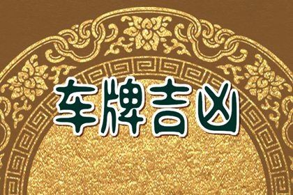 车牌号码哪些数字最吉利 通用吉利数字解析 车牌号码哪些数字最吉利 通用吉利数字解析