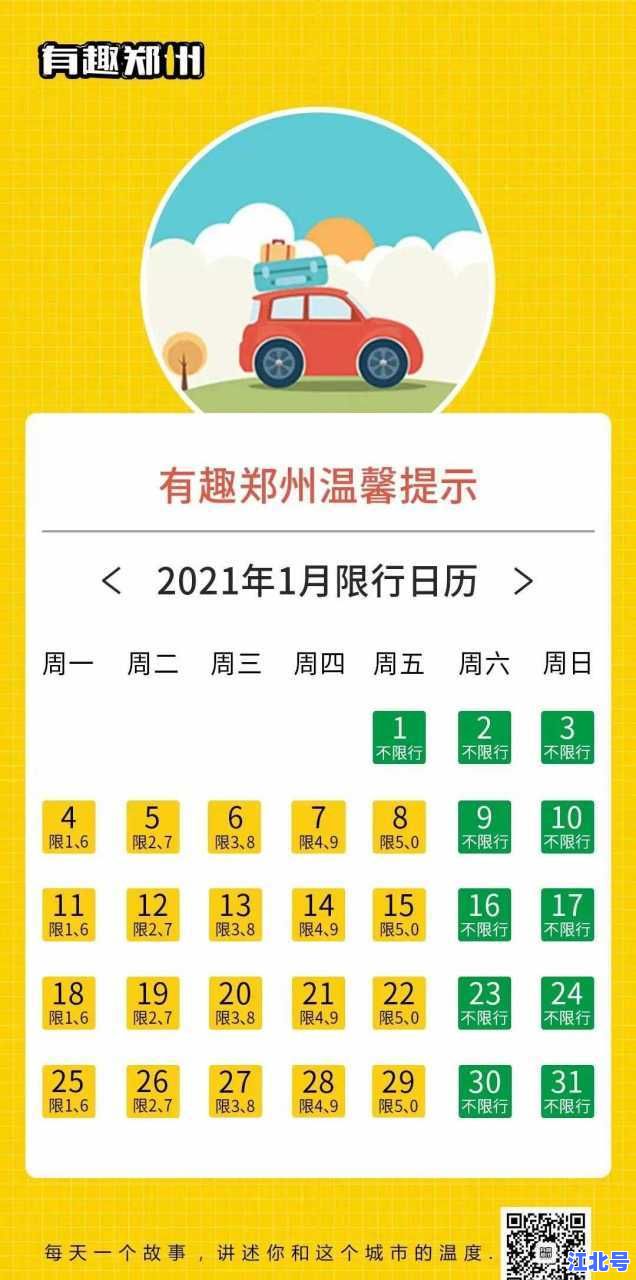 2020郑州限号规则最新解读：外地车牌豫A限行时间路段地图全攻略